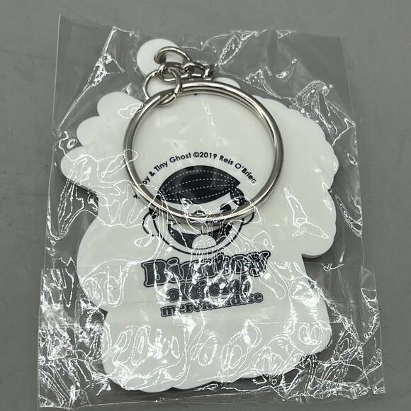 Bimtoy Tiny Ghost Statue of Liberty Keychain With Coin 2019 New York Comic Con - Picture 3 of 5